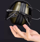 EARMOR M33 Tactical Hearing Protection Headset, Electronic Sound Pickup & Noise Reduction Headphone, Bluetooth Communication Headset for Shooting Helmet, Tactical Radio Headset