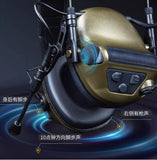 EARMOR M33 Tactical Hearing Protection Headset, Electronic Sound Pickup & Noise Reduction Headphone, Bluetooth Communication Headset for Shooting Helmet, Tactical Radio Headset