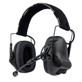 EARMOR M33 Tactical Hearing Protection Headset, Electronic Sound Pickup & Noise Reduction Headphone, Bluetooth Communication Headset for Shooting Helmet, Tactical Radio Headset