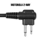 EARMOR Tactical Headset M52 PTT Adapter for Kenwood BaoFeng Radio with Finger Button